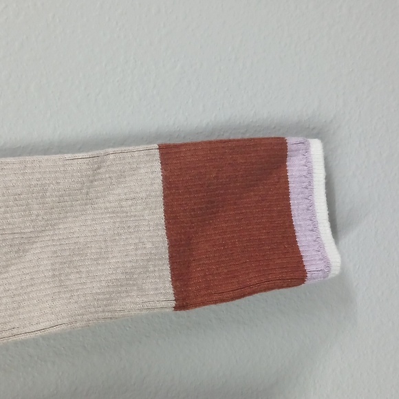 Nwt Faherty Mikki Henley T-shirt In Oat Throwback Stripe Size Small - Picture 4 of 8